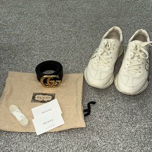 ❌SOLD❌Gucci Sneakers & Belt